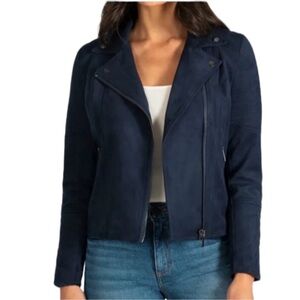Kut Blue Suede Jacket